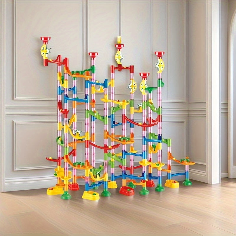 233pcs Marble Slide Building Blocks Toy