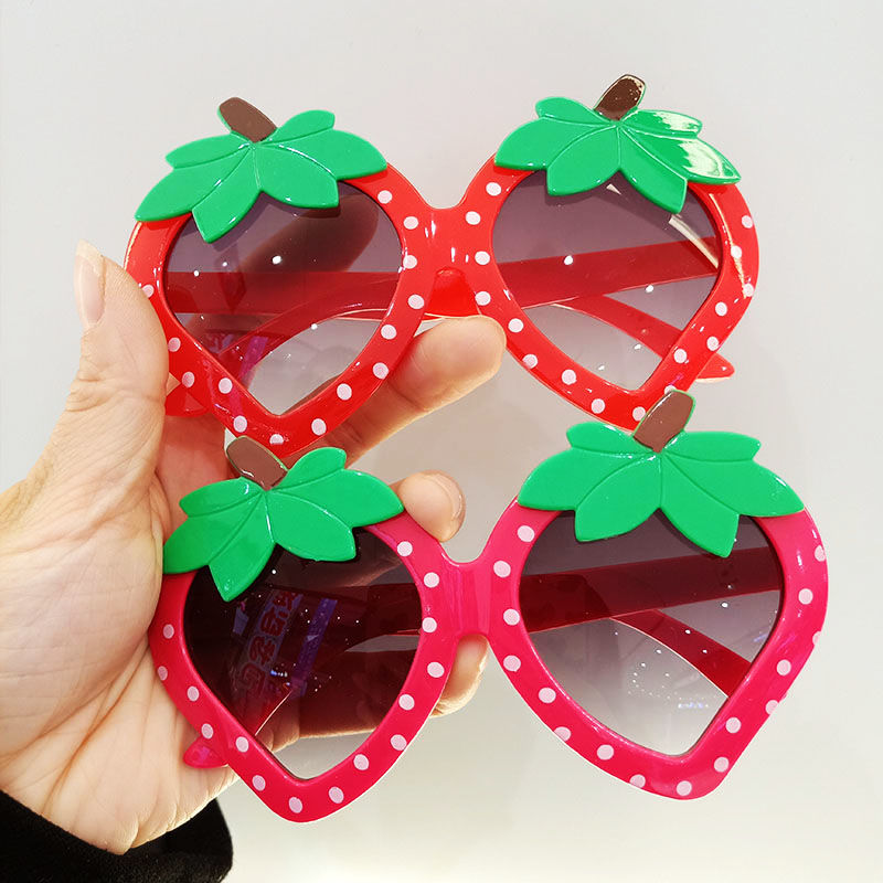 Cartoon Strawberry Frame Sunglasses for Kids