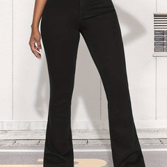 High Rise Bell Bottom Jeans Women's Denim