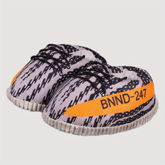 Men's Abstract Graphic Lace Up Cozy House Slippers