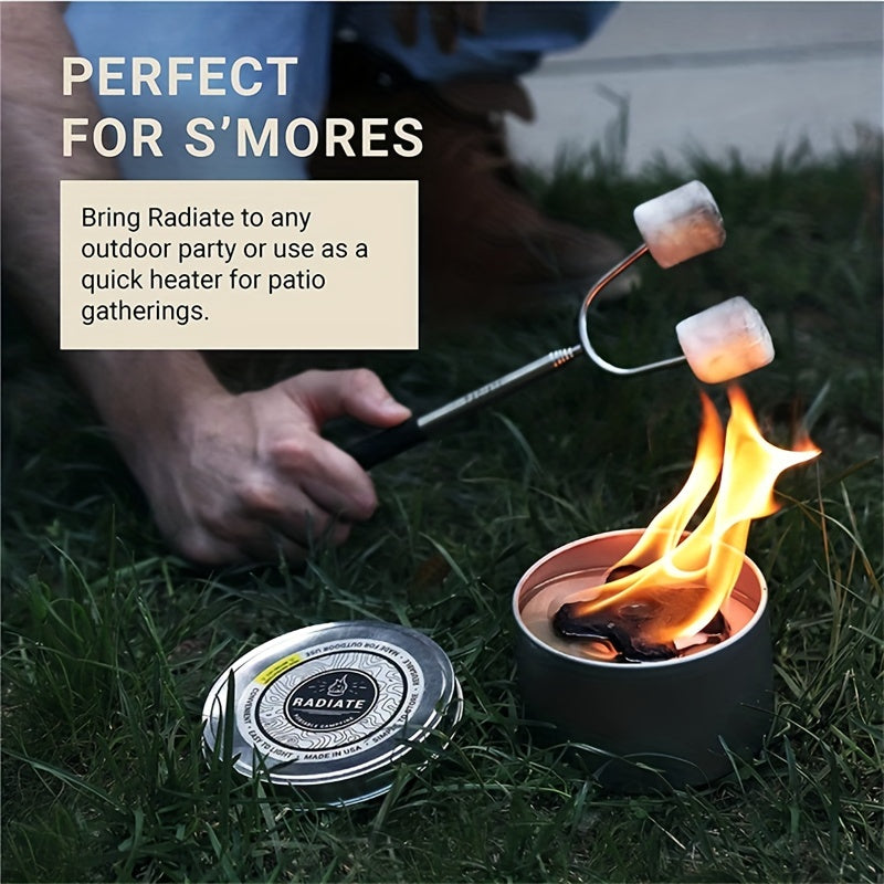 Portable Campfire Mini Emergency Fire Table Candle