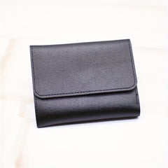 Men's Card Holder Wallet Case 5 Slots PU Leather Short Purse