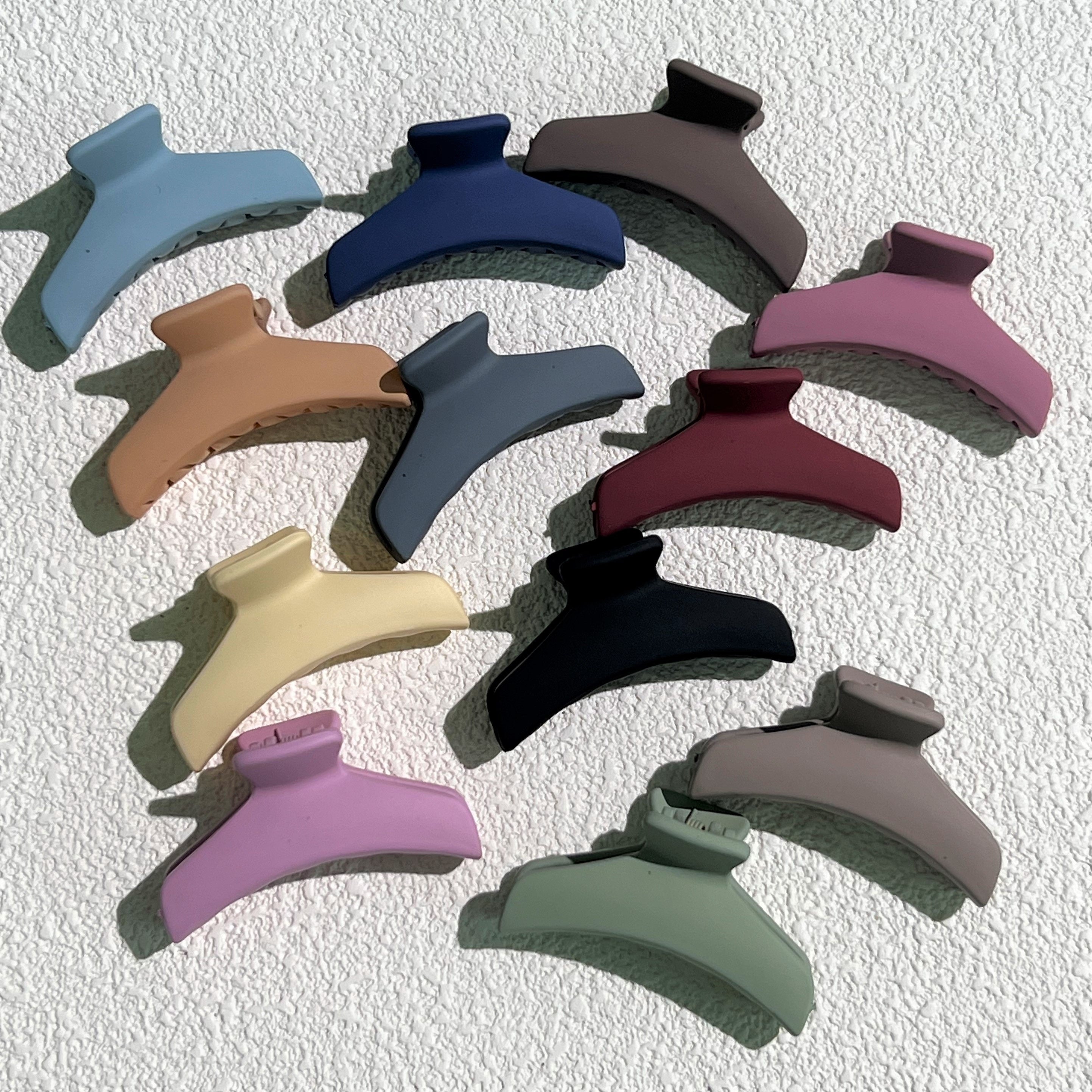 6pcs Small Hair Claw for Thin & Thick Hair
