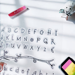 Stamp DIY Letter Silicone Clear Stamp For Card Making Decoration