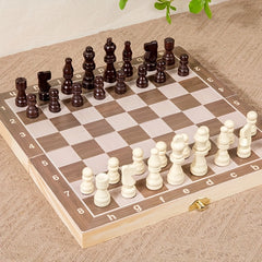 Foldable Magnetic Chess Travel Board Game for Family Gatherings