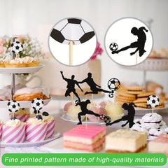 Football Birthday Party Cake Inserts Set DIY Props