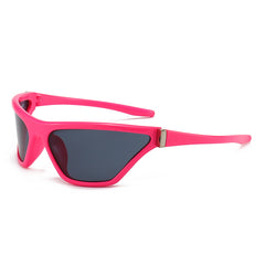 Y2K Sunglasses Wrap Around Sport Sun Shades Futuristic Sunnies