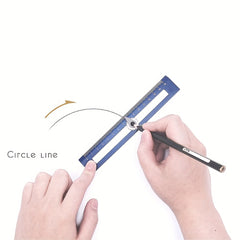 2 in 1 Compasses Multifunctional Drawing Circle Tool DIY Geometric Drawing