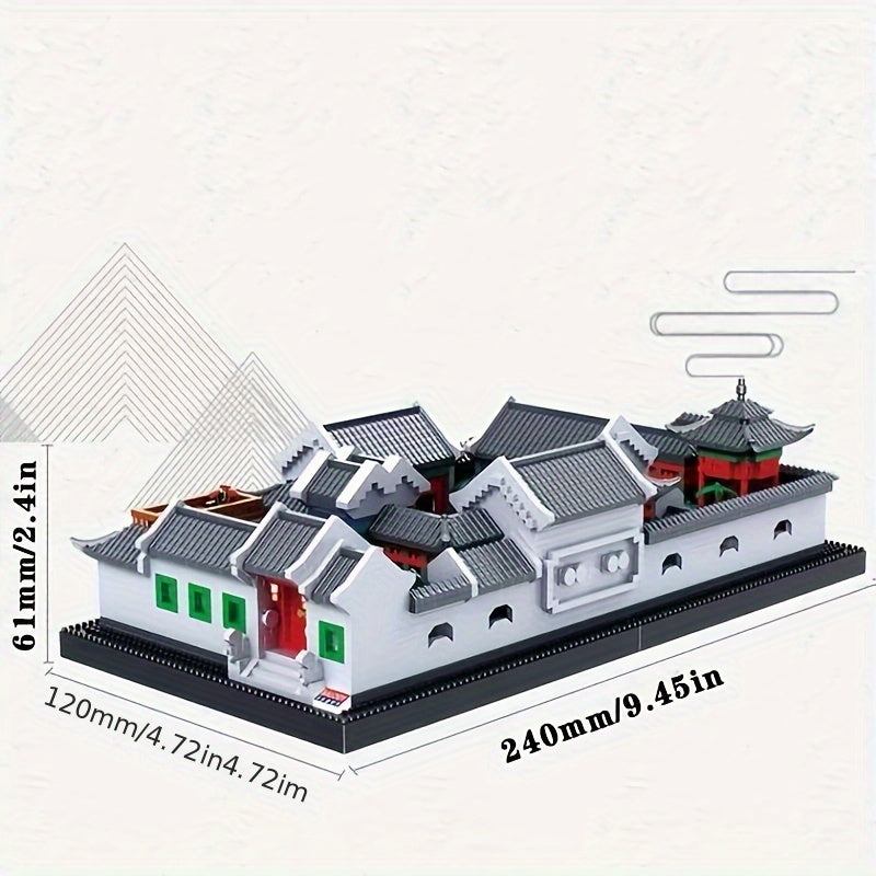 4 Season House Building Blocks 3D Model DIY Toy ABS Material Gift