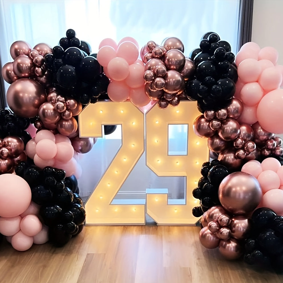 Metallic Rose Balloon Garland Kit for Parties & Events