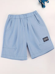 Boys Letter Print Comfortable Creative Shorts for Summer