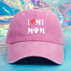 Mom Washed Baseball Cap Outdoor Sunshade Peaked Cap