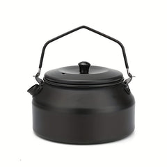 1pc Lightweight Aluminum Camping Kettle for Outdoor Hiking
