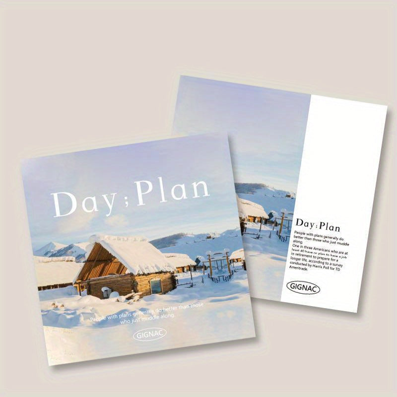 Landscape Notebook Daily Planner 48 Pages