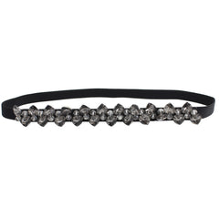 Women's Rhinestone Skinny Girdle Elastic Waist Belt