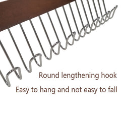 2pcs 8 Hook Underwear & Hat Storage Hanger with Hat Rack