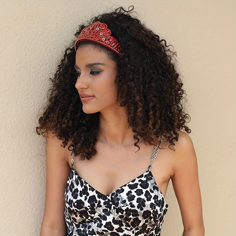 Baroque Rhinestone Crystal Headband Glitter Hair Band Hair Accessories