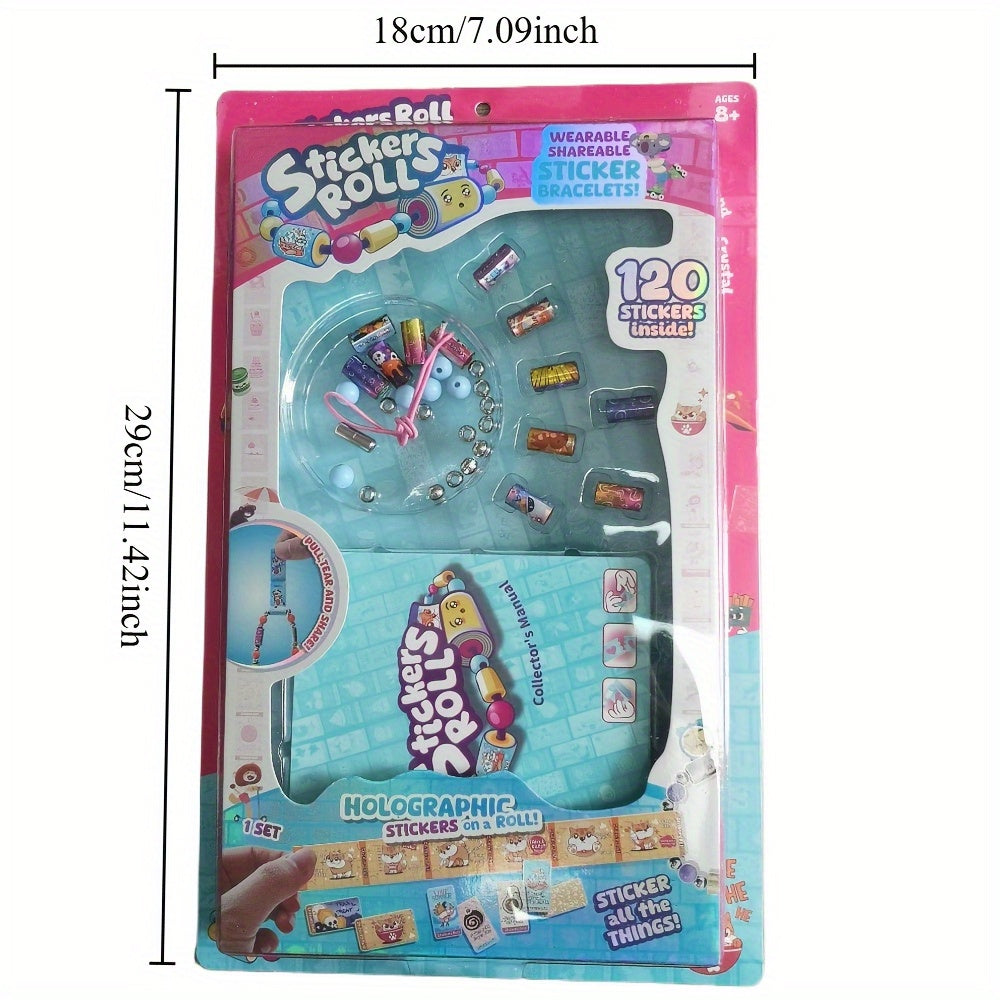 Mystery Sticker Bracelet with 120 Unique Characters