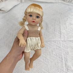 AKODEERD 12 Inch Doll Eyes Outfit Movable Limbs Vinyl Body Light Brown Gift
