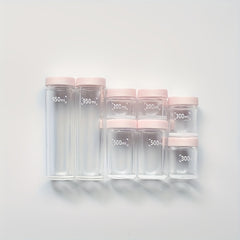 8pcs Mini Sealed Jar Doll House Kitchen Ornaments