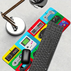 Enhanced Gaming Controller with Non-Slip Mouse Pad
