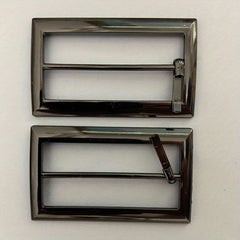 Metal Buckle Stylish Belt For Men Set of 2