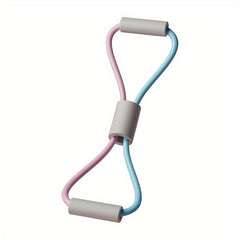 8 Shaped Yoga Resistance Puller TPE Elastic Stretching Rope for Fitness