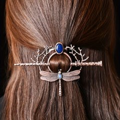 Boho Dragonfly Moonstone Hairpin - Party Accessory