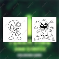 Frightening Coloring Book for Adults