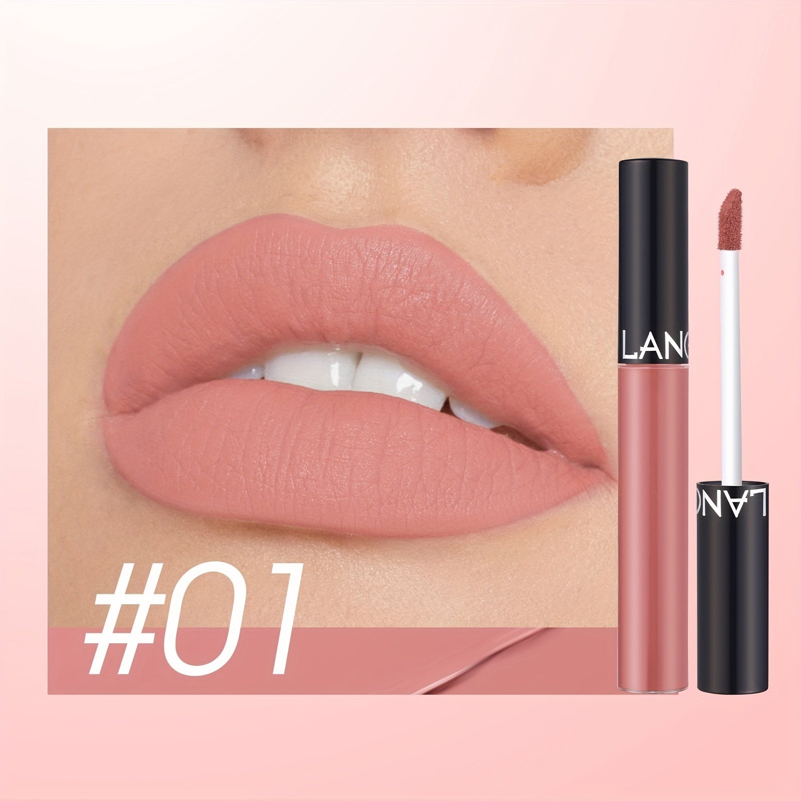 Matte Nude Lip Gloss Velvet Liquid Lipstick Long Lasting Makeup