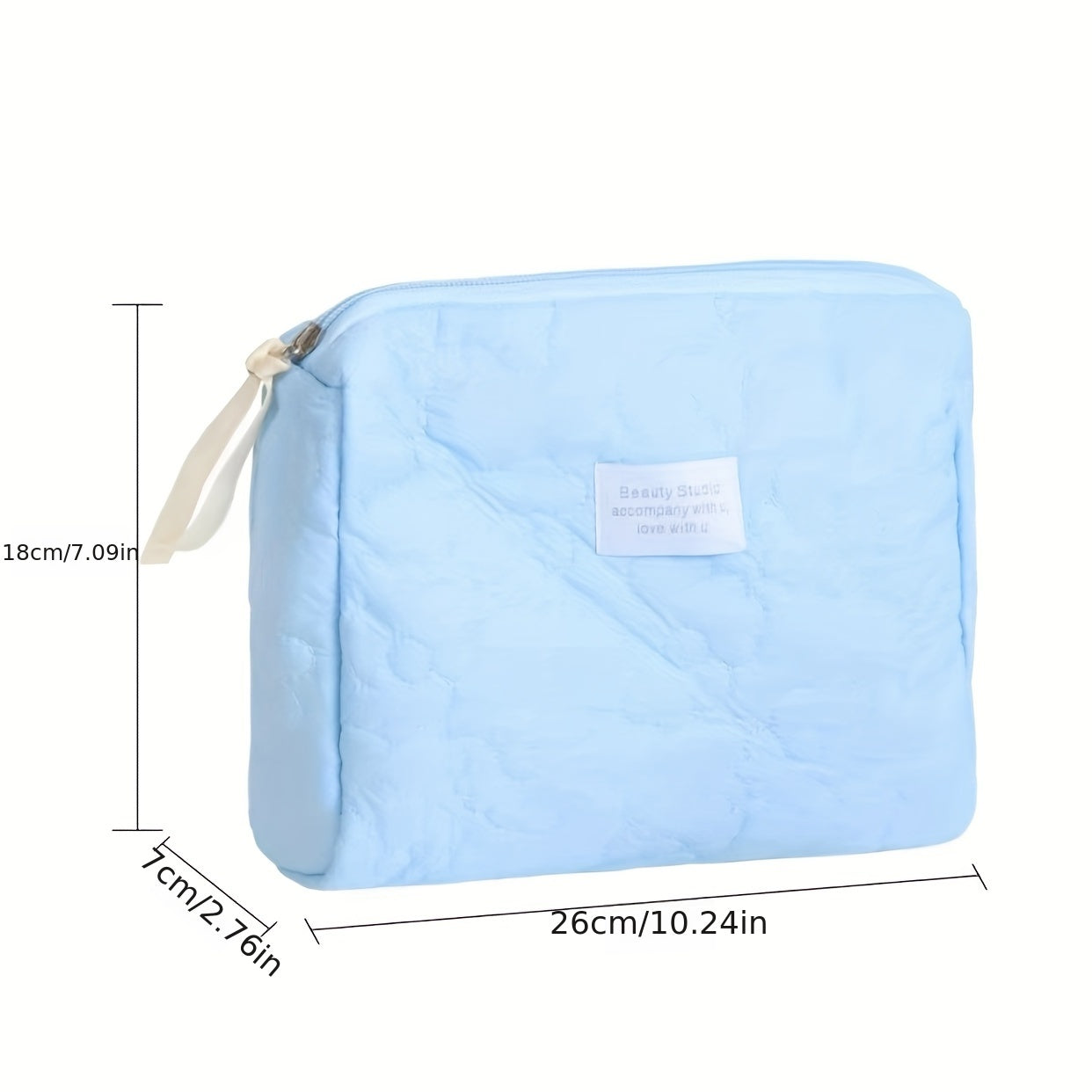 Lightweight Makeup Pouch Zipper Cosmetic Bag