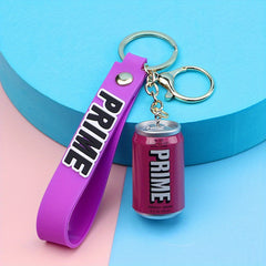 Cartoon Plastic Can Key Chain Bag Ornaments Gift