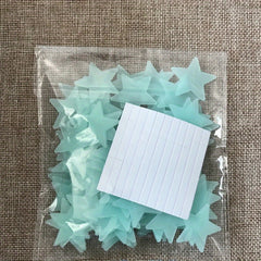 100pcs Glow In The Dark Stars Wall Stickers Ceiling Star Sticker