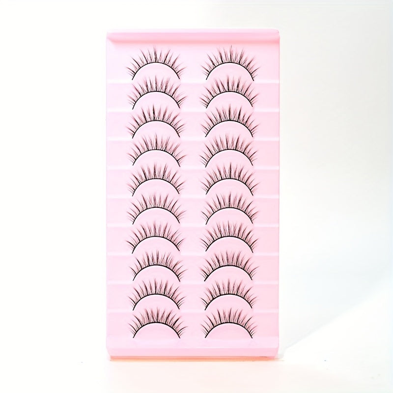 Natural Look False Eyelashes Fox Eyes Makeup Short Eyelashes