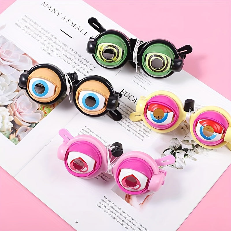Funny Crazy Eyes Glasses Halloween Prank Toy