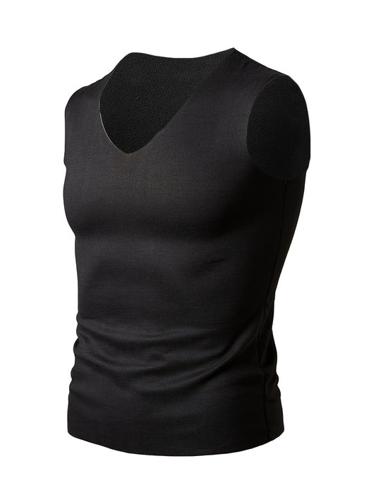 Men's Thickened Warm Underwear High Elastic Sleeveless Top