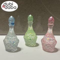 3pcs Mini Sparkling Perfume Bottles for Dollhouse