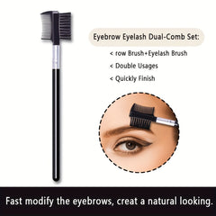 Eyelash Comb Eyebrow Comb Set for Separating Lashes and Keeping Eyebrows Tidy