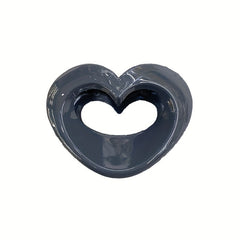 Acrylic Hollow Hair Claw Mini Shark Claw Ponytail Holder