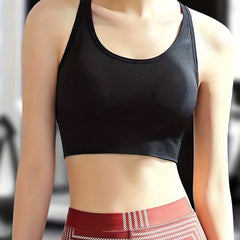 Seamless Wireless Sports Bra Push Up Shockproof Bra