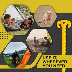 Heavy Duty Tent Stakes for Camping Gardening Canopies Outdoor Decorations