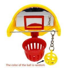 Parrot Bird Toy Training Supplies Budgerigar Basketball Bird Toy