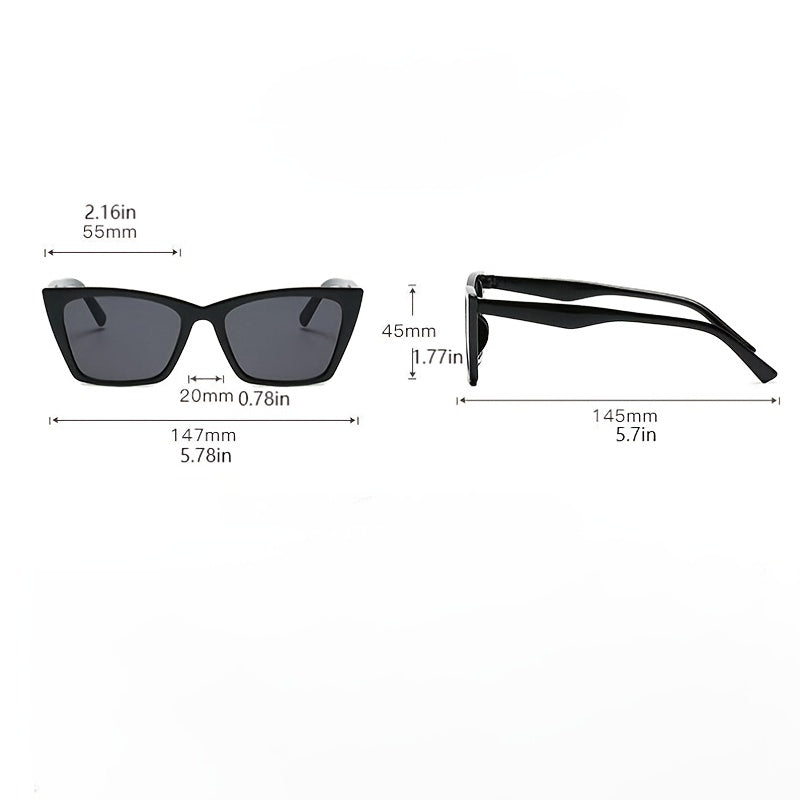 Vintage Cat Eye Plastic Sunglasses for Women
