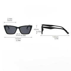 Vintage Cat Eye Plastic Sunglasses for Women