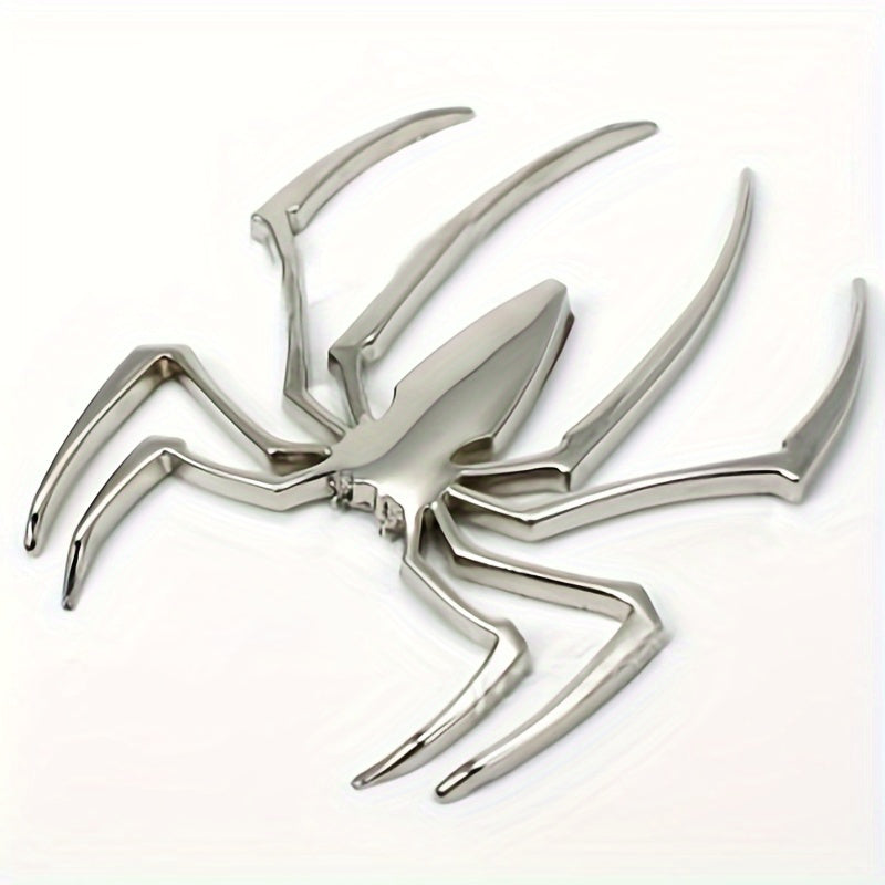 Spider Car Metal Sticker 3D Stereo Body Side Tail Motorcycle Flower