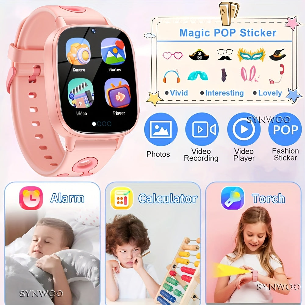 Synwoo Kids Smart Watch with HD Touchscreen Long Lasting Camera & Games
