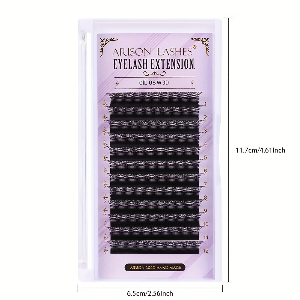 3D W Shape Lashes Premade Fans Volume Eyelashes Extension