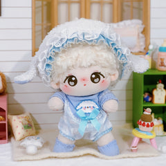 Sheep Doll Clothes Set - Jacket, Headband, Bib, Socks
