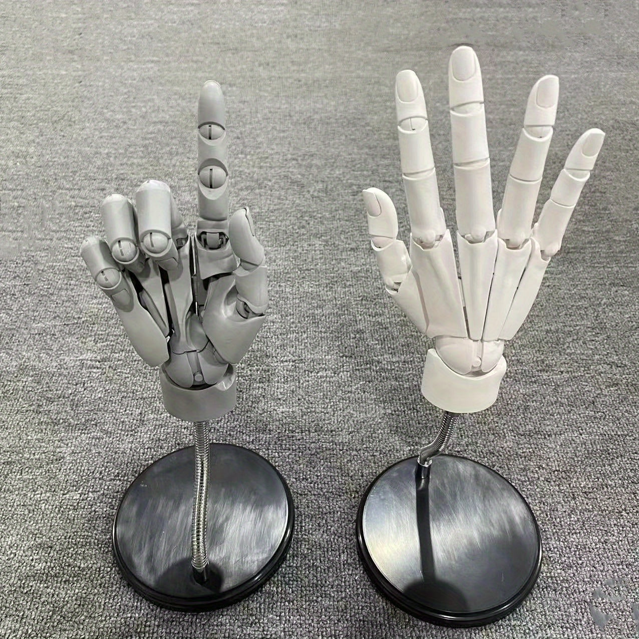 Articulated Hand Figure PVC Finger Joint Puppet Realistic Poseable Desk Decor
