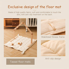 Tassel Floor Mat High Fabric Anti Slip Carpet